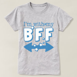 Camiseta Estoy con mi BFF (doble flecha)