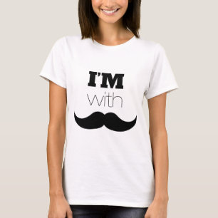 Camiseta Estoy con Mustache