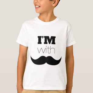 Camiseta Estoy con Mustache