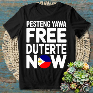 Camiseta Estoy con PRRD - Liberen a Duterte ahora, tráelo