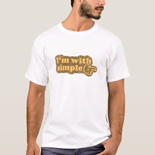 Camiseta Estoy con simple (Anverso)