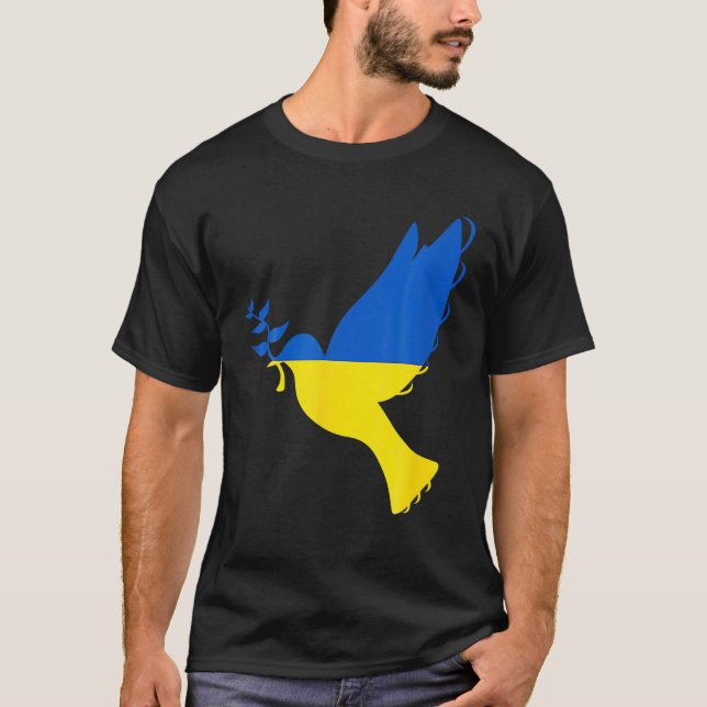 Camiseta Estoy Con Ucrania. Apoyen a Ucrania. Paz En El Rei (Anverso)