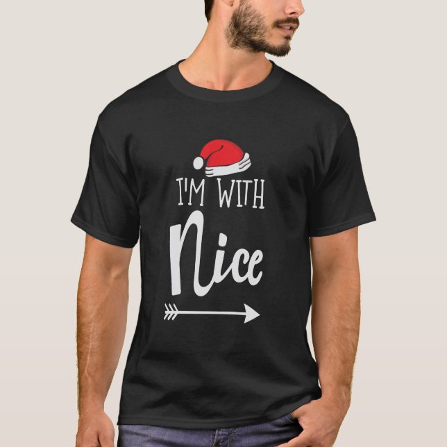 Camiseta Estoy Con Un Buen Traje De Regalo Para Navidades (Anverso)