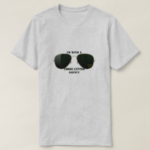 Camiseta Estoy con una agencia de tres letras - una camiset