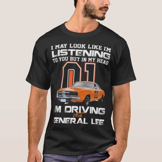 Camiseta Estoy conduciendo al general Lee (Anverso)