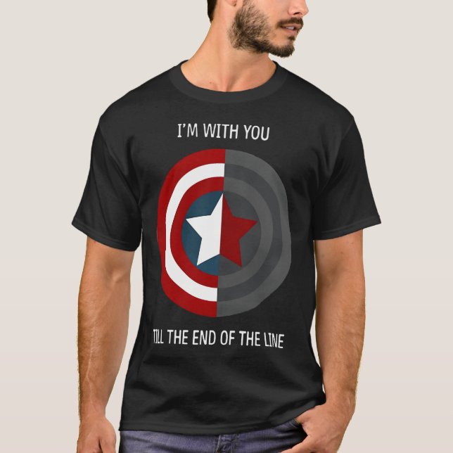 Camiseta Estoy Contigo Hasta El Final De La Línea (Anverso)