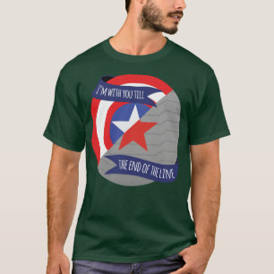 Camiseta Estoy Contigo Hasta El Final De La Línea Stevebuck