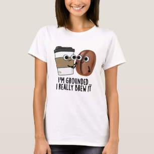 Camiseta Estoy convencido de que lo hago un café divertido