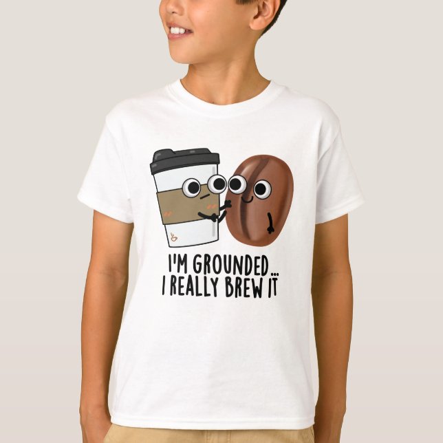 Camiseta Estoy convencido de que lo hago un café divertido (Anverso)