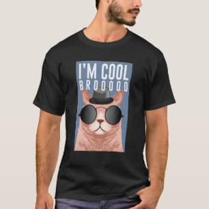 Camiseta Estoy Cool Hermano Gato Divertido Mascota
