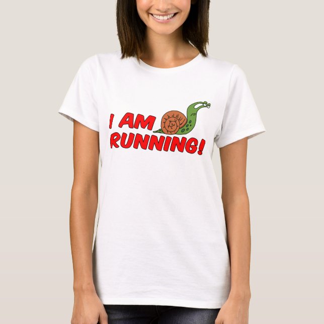 Camiseta Estoy Corriendo Caracol (Anverso)