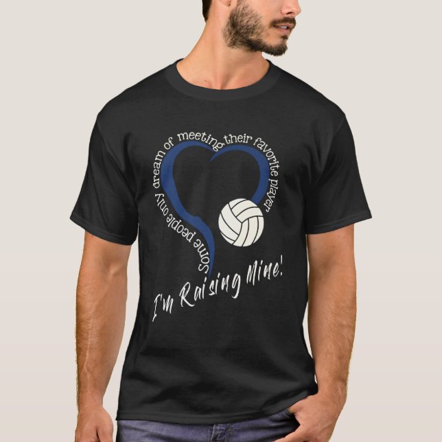 Camiseta Estoy Criando A Mi Mamá De Voleibol (Anverso)