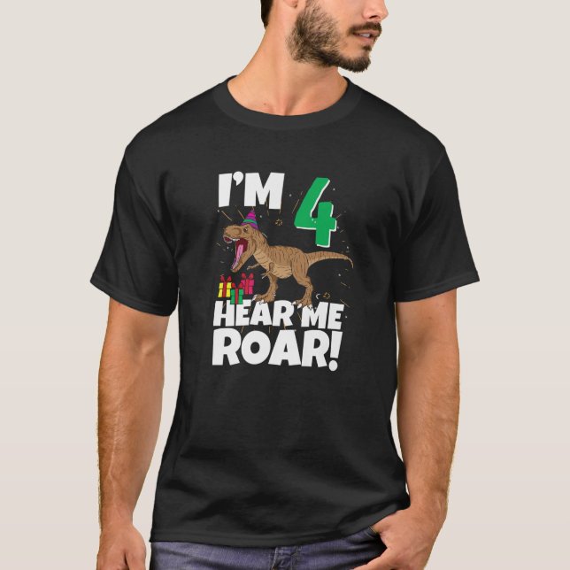 Camiseta Estoy cuatro años oyéndome el rugido del cuarto cu (Anverso)