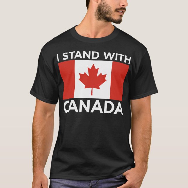 Camiseta Estoy de acuerdo con Canadá y Canadá (Anverso)