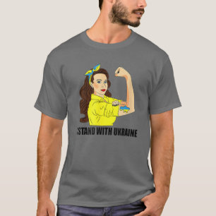 Camiseta Estoy de acuerdo con el apoyo de los ucranianos Ch