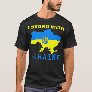 Camiseta Estoy de acuerdo con el fin del mapa de Ucrania