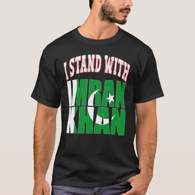 Camiseta Estoy De Acuerdo Con Imran Khan En Favor De La Lib (Anverso)