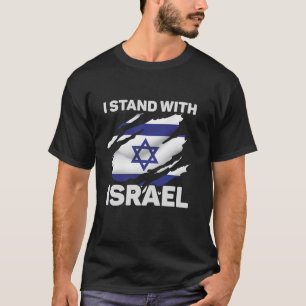 Camiseta Estoy de acuerdo con Israel la bandera estadounide