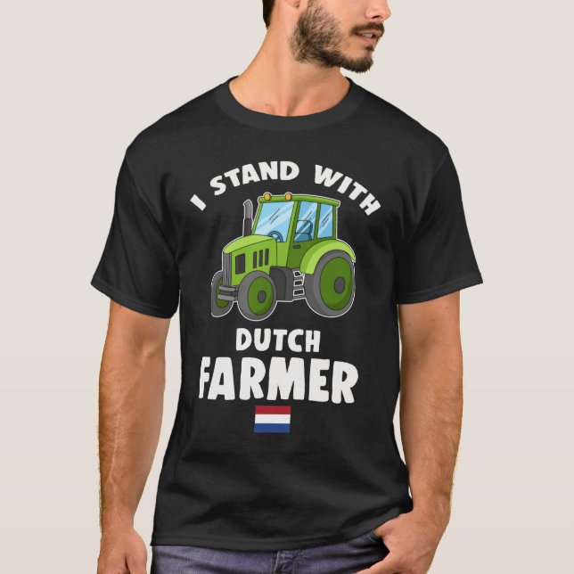 Camiseta Estoy De Acuerdo Con La Bandera De Agricultor Hola (Anverso)
