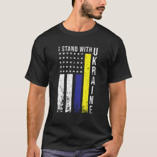 Camiseta Estoy De Acuerdo Con La Bandera De Ucrania De Esta