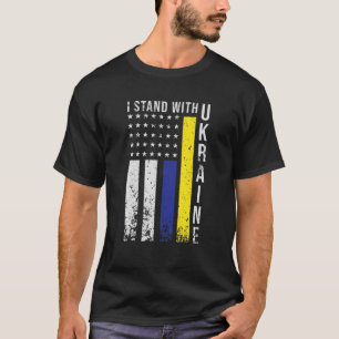 Camiseta Estoy De Acuerdo Con La Bandera De Ucrania De Esta