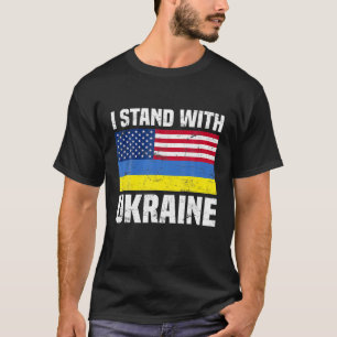 Camiseta Estoy De Acuerdo Con La Bandera De Ucrania De Los