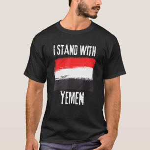 Camiseta Estoy de acuerdo con la bandera yemení de Yemen