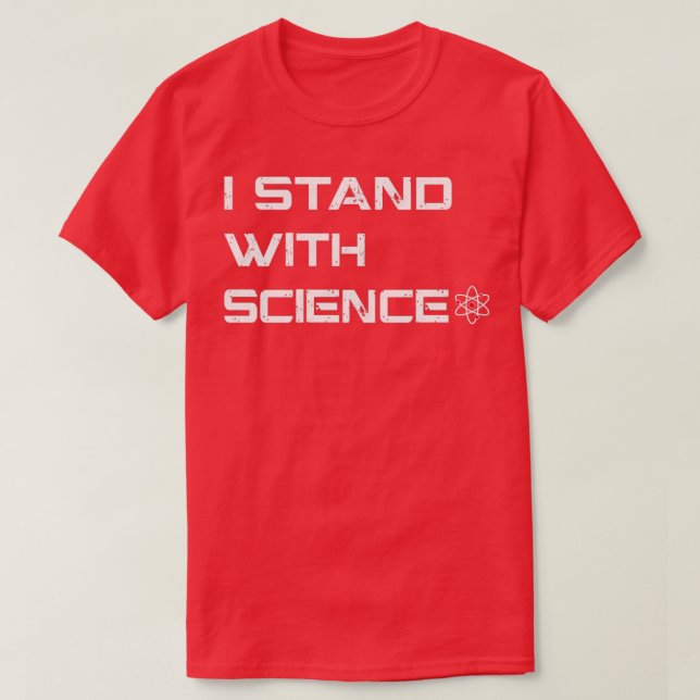 Camiseta Estoy De Acuerdo Con La Ciencia (Diseño del anverso)