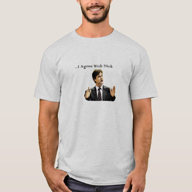Camiseta Estoy de acuerdo con Nick (Anverso)