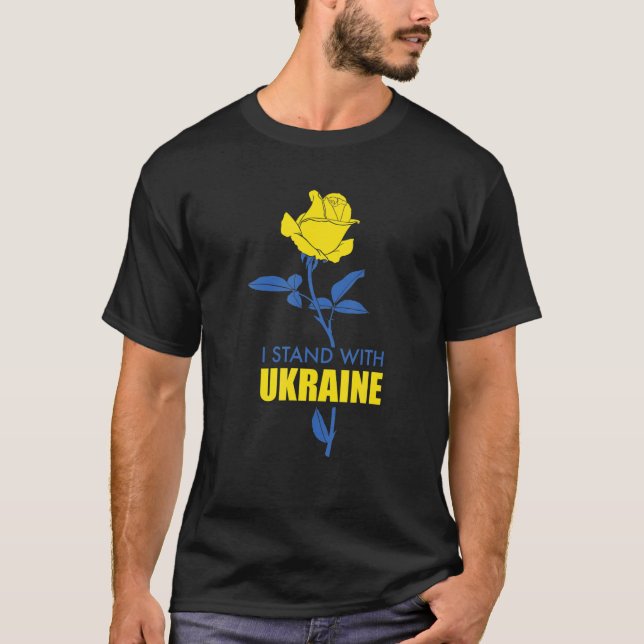 Camiseta Estoy de acuerdo con que Ucrania apoye a los ucran (Anverso)