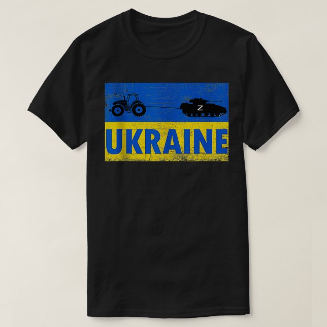 Camiseta Estoy de acuerdo con que un extraño granjero ucran (Diseño del anverso)