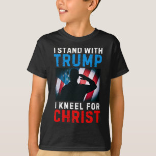 Camiseta Estoy De Acuerdo Con Trump, Mi Presidente Kneel Je