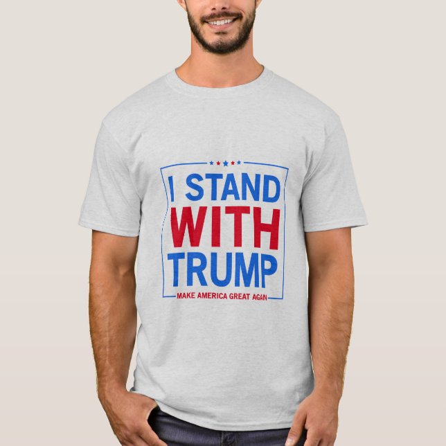 Camiseta Estoy de acuerdo con Trump T-Shirt Trump 2024 (Anverso)
