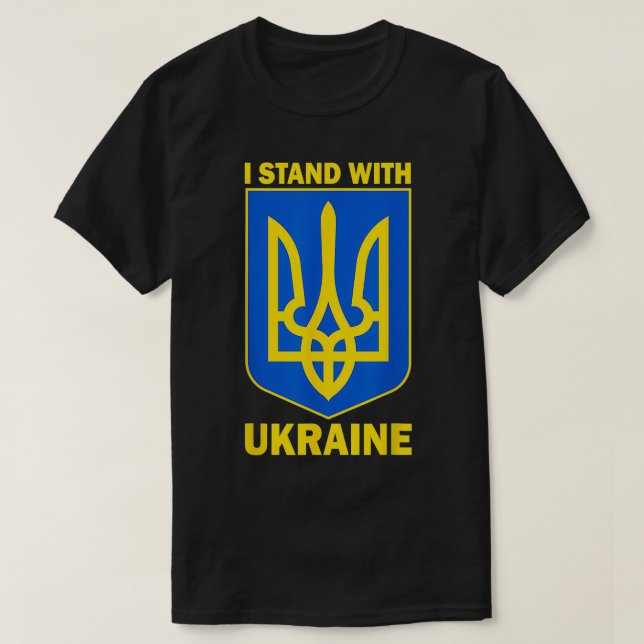 Camiseta Estoy de acuerdo con Ucrania Salven a Ucrania Apoy (Diseño del anverso)
