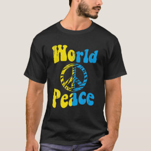 Camiseta Estoy de acuerdo con Ucrania World Peace Vintage U