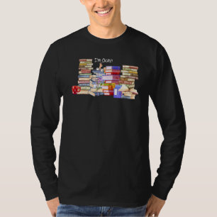 Camiseta Estoy de acuerdo lector Bookworm with Stacks Booka