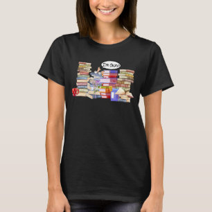 Camiseta Estoy de acuerdo lector Bookworm with Stacks Booka