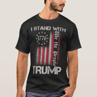 Camiseta Estoy de pie con hombres de la bandera de Estados 