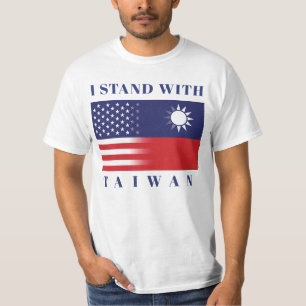 Camiseta Estoy de pie con Taiwán