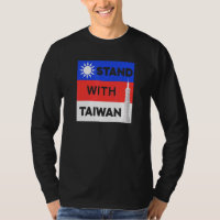 Estoy de pie con Taiwán amo la bandera taiwanesa P