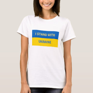 Camiseta Estoy de pie con Ucrania   Asistencia   