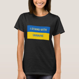 Camiseta Estoy de pie con Ucrania   Asistencia   