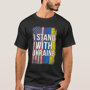 Camiseta Estoy de pie con Ucrania liberan la bandera ucrani