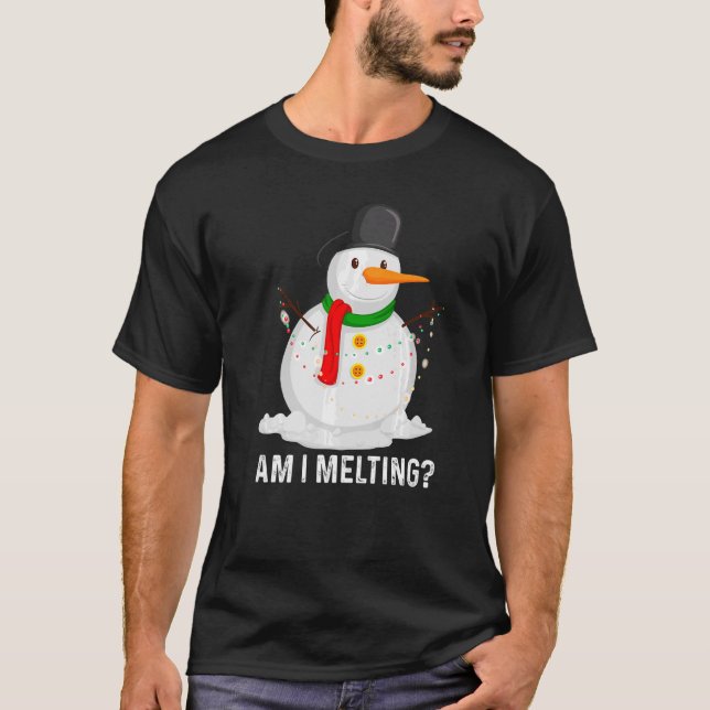 Camiseta ¿Estoy derritiendo a Snowman en primavera? (Anverso)