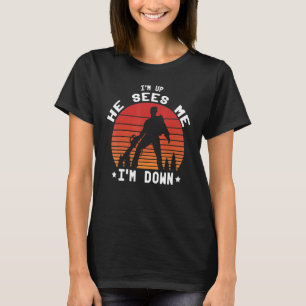 Camiseta Estoy despierto, me ve, estoy soldado diciendo