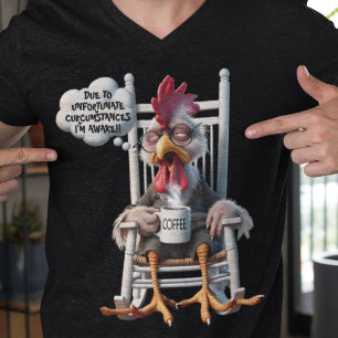 Camiseta ¡Estoy despierto! Necesita café