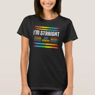 Camiseta ESTOY DIRECTAMENTE SECUESTRANDO A Gay Gay Bandera 