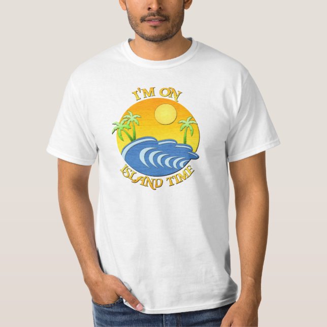 Camiseta Estoy el tiempo de la isla (Anverso)