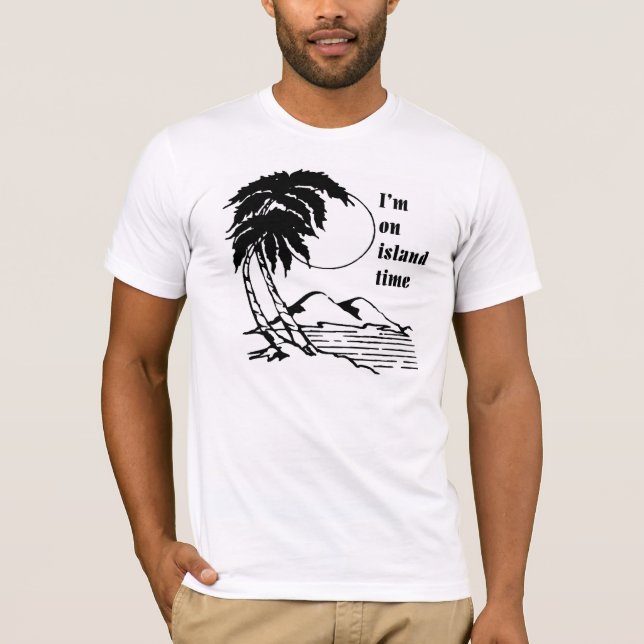 Camiseta Estoy el tiempo de la isla (Anverso)