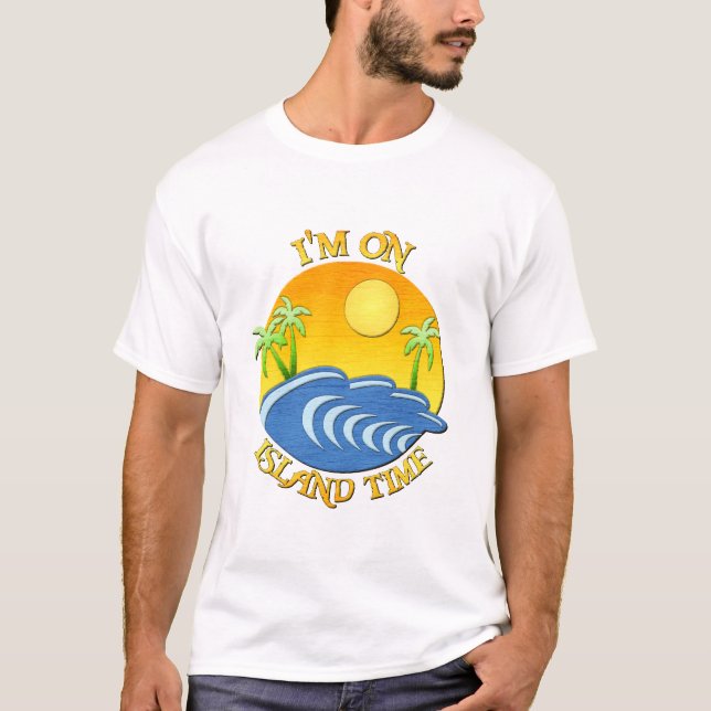 Camiseta Estoy el tiempo de la isla (Anverso)
